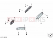 Flashing beacons Sputnik side | Flashing beacons Sputnik side - BMW Motorrad F 750 GS (0B08, 0B18) 2021
