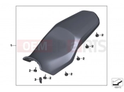 Seat bench 2 | Seat bench 2 - BMW Motorrad F 750 GS (0B08, 0B18) 2021