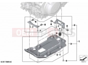 Engine guard, plastic | Engine guard, plastic - BMW Motorrad F 750 GS (0B08, 0B18) 2021