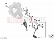 BMW Motorrad BMW 2022 F models F 750 GS (0B38) Outer gearshift parts | Outer gearshift parts