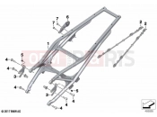 BMW Motorrad BMW 2022 F models F 750 GS (0B38) Rear frame | Rear frame