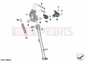 BMW Motorrad BMW 2022 F models F 750 GS (0B38) Side stand | Side stand