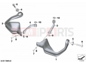 BMW Motorrad BMW 2022 F models F 750 GS (0B38) Hand protector | Hand protector