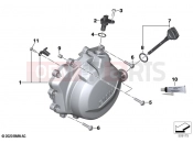 BMW Motorrad BMW 2022 F models F 750 GS (0B38) Engine housing cover, left | Engine housing cover, left