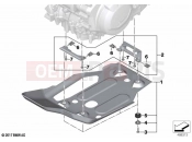 BMW Motorrad BMW 2022 F models F 750 GS (0B38) Engine guard, aluminium | Engine guard, aluminium