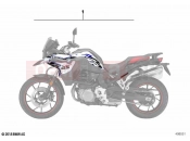 BMW Motorrad BMW 2022 F models F 750 GS (0B38) Sticker set | Sticker set