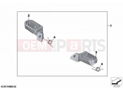 BMW Motorrad BMW 2022 F models F 750 GS (0B38) Footrest adjustable 2 | Footrest adjustable 2