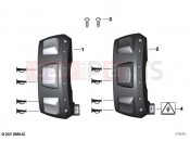 BMW Motorrad BMW 2022 F models F 750 GS (0B38) Additional switch special vehicle left | Additional switch special vehicle left