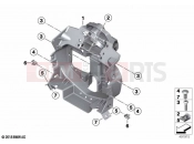 BMW Motorrad BMW 2020 F models F 850 GS (0B29) Front panel carrier | Front panel carrier