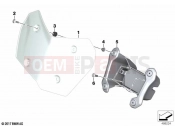 BMW Motorrad BMW 2020 F models F 850 GS (0B29) Windshield / mounting | Windshield / mounting