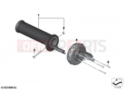 BMW Motorrad BMW 2020 F models F 850 GS (0B29) Grip left / Multi-Controller | Grip left / Multi-Controller