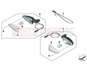 BMW Motorrad BMW 2020 F models F 850 GS (0B29) Turn indicators, front | Turn indicators, front
