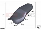 BMW Motorrad BMW 2022 F models F 850 GS (0B39) Seat bench | Seat bench