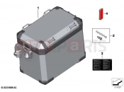 BMW Motorrad BMW 2022 F models F 850 GS (0B39) Aluminium case | Aluminium case