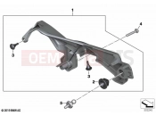 BMW Motorrad BMW 2022 F models F 850 GS (0B39) Cover, cable runway | Cover, cable runway