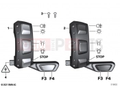 BMW Motorrad BMW 2022 F models F 850 GS (0B39) Additional switch special vehicle right 2 | Additional switch special vehicle right 2