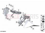 BMW Motorrad BMW 2022 F models F 850 GS Adve. (0K01, 0K03) Wind deflector | Wind deflector