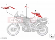 BMW Motorrad BMW 2022 F models F 850 GS Adve. (0K01, 0K03) Stick-on label 3 | Stick-on label 3