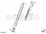 BMW Motorrad BMW 2022 F models F 850 GS Adve. (0K01, 0K03) Stanchion | Stanchion