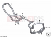 BMW Motorrad BMW 2022 F models F 850 GS Adve. (0K01, 0K03) Engine protection bar | Engine protection bar