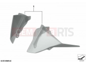 BMW Motorrad BMW 2022 F models F 850 GS Adve. (0K01, 0K03) Wind deflector tinted | Wind deflector tinted