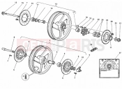 DUCATI 1999 Monster 750 Dark WHEELS » FRONT WHEEL