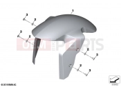 Front-wheel cover | Front-wheel cover - BMW Motorrad F 900 R (0K11, 0K13) 2021