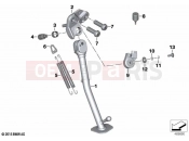 BMW Motorrad BMW 2023 K models K 1600 Bagger 22 (0F61, 0F63) Side stand | Side stand