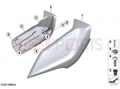 BMW Motorrad BMW 2023 K models K 1600 Bagger 22 (0F61, 0F63) Slipstream deflector | Slipstream deflector