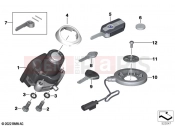 BMW Motorrad BMW 2023 K models K 1600 Bagger 22 (0F61, 0F63) Radio-controlled locking system | Radio-controlled locking system
