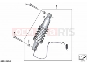 BMW Motorrad BMW 2023 K models K 1600 Bagger 22 (0F61, 0F63) Spring strut ESA front | Spring strut ESA front