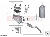 BMW Motorrad BMW 2023 K models K 1600 Bagger 22 (0F61, 0F63) Clutch control assembly | Clutch control assembly