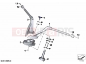 BMW Motorrad BMW 2023 K models K 1600 Bagger 22 (0F61, 0F63) Handlebar 2 | Handlebar 2