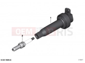 BMW Motorrad BMW 2023 K models K 1600 Bagger 22 (0F61, 0F63) Ignition coil / spark plug | Ignition coil / spark plug