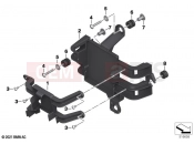 BMW Motorrad BMW 2023 K models K 1600 Bagger 22 (0F61, 0F63) Holder, control units | Holder, control units