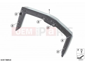 BMW Motorrad BMW 2023 K models K 1600 Bagger 22 (0F61, 0F63) Rear light, topcase | Rear light, topcase