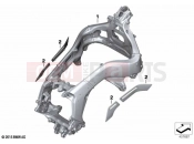 BMW Motorrad BMW 2023 K models K 1600 Bagger 22 (0F61, 0F63) Main frame | Main frame