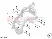 BMW Motorrad BMW 2023 K models K 1600 Bagger 22 (0F61, 0F63) Engine Suspension | Engine Suspension