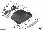 BMW Motorrad BMW 2023 K models K 1600 Bagger 22 (0F61, 0F63) Case, lower part | Case, lower part