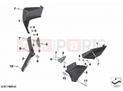 BMW Motorrad BMW 2023 K models K 1600 Bagger 22 (0F61, 0F63) Cover frame | Cover frame