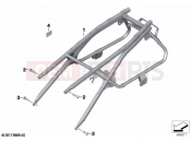 BMW Motorrad BMW 2023 K models K 1600 Bagger 22 (0F61, 0F63) Rear frame | Rear frame
