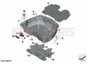 BMW Motorrad BMW 2023 K models K 1600 Bagger 22 (0F61, 0F63) Topcase bottom section | Topcase bottom section