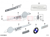 BMW Motorrad BMW 2023 K models K 1600 Bagger 22 (0F61, 0F63) Lettering | Lettering