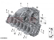 BMW Motorrad BMW 2023 K models K 1600 Bagger 22 (0F61, 0F63) Engine housing | Engine housing