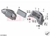 BMW Motorrad BMW 2020 K models K 1600 Bagger 22 (0F61, 0F63) Intake sound system | Intake sound system