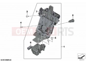 BMW Motorrad BMW 2020 K models K 1600 Bagger 22 (0F61, 0F63) Topcase locking mechanism | Topcase locking mechanism