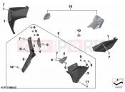 BMW Motorrad BMW 2020 K models K 1600 Bagger 22 (0F61, 0F63) Set cover for frame | Set cover for frame