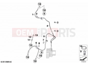 BMW Motorrad BMW 2020 K models K 1600 Bagger 22 (0F61, 0F63) Brake pipe, front | Brake pipe, front