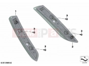 BMW Motorrad BMW 2020 K models K 1600 Bagger 22 (0F61, 0F63) Turn indicators, front | Turn indicators, front