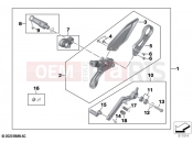 Footrest system, right | Footrest system, right - BMW Motorrad M 1000 RR (0E71,0E73) 2021